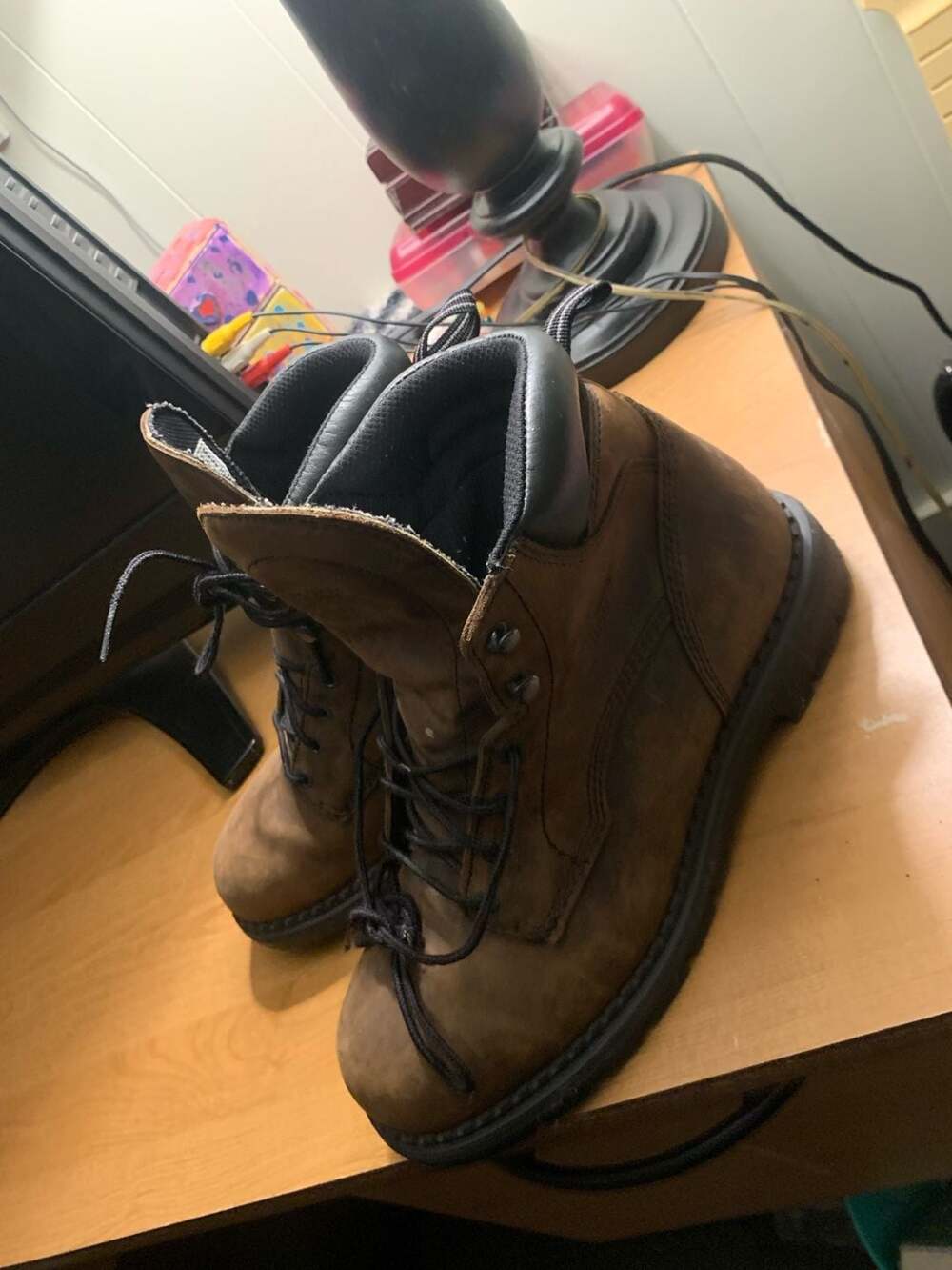 Red Wing SuperSole 6-Inch Work Boot Style 406 Brown Leather USA 10.5 E2